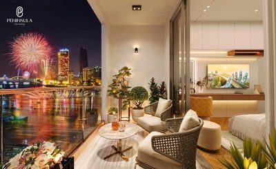 HÀNG HIẾM PENINSULA CĂN 2PN - TẦNG 10 - 73m2 VIEW TRỰC DIỆN SÔNG HÀN