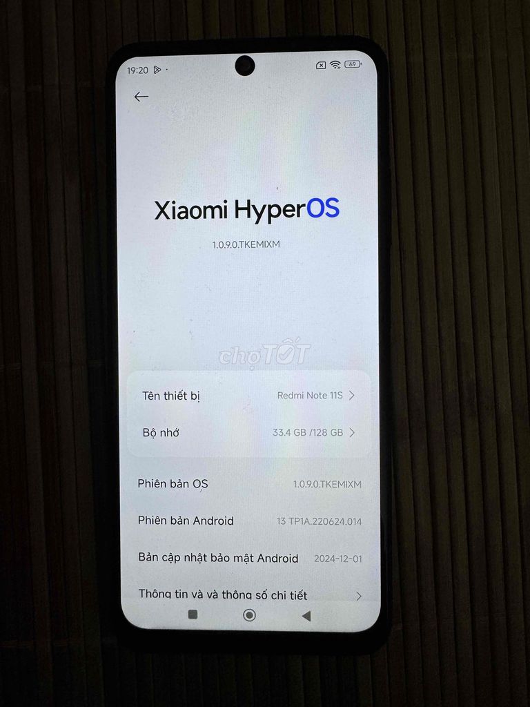 Xiaomi Redmi Note 11S 8/128GB Đen. Mua bán Điện thoại tại Huyện Sóc Sơn Hà Nội được đăng bởi Trần Mạnh hình 1