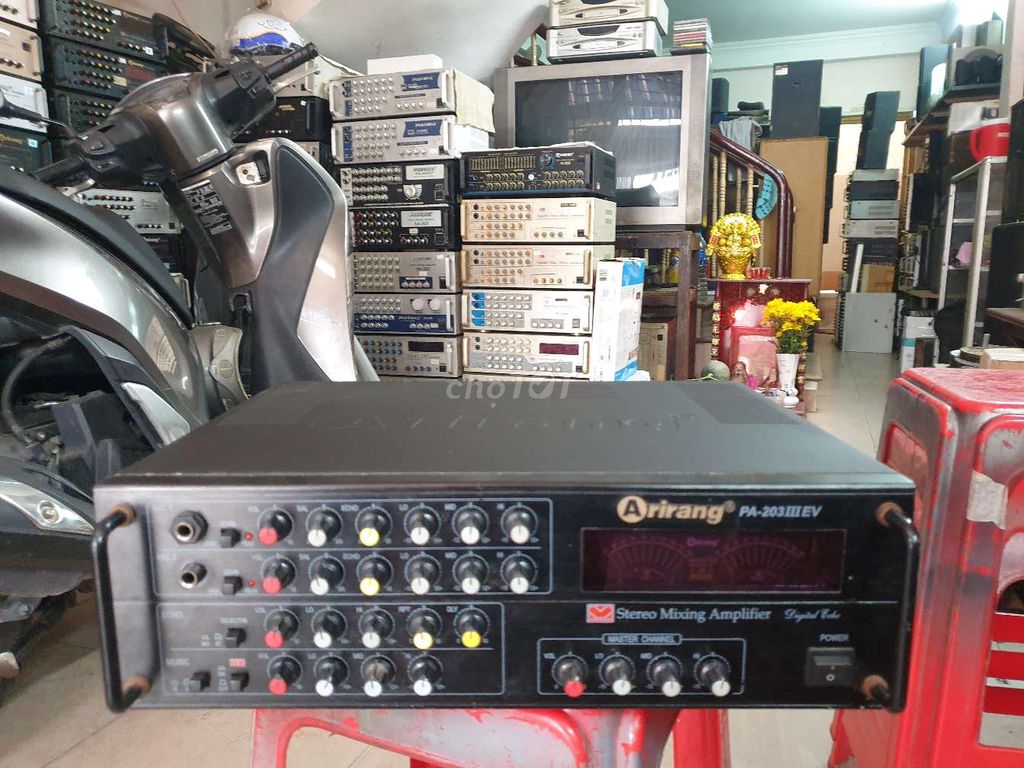 Ampli karaoke Arirang Pa 203iiiev (đen/tròn