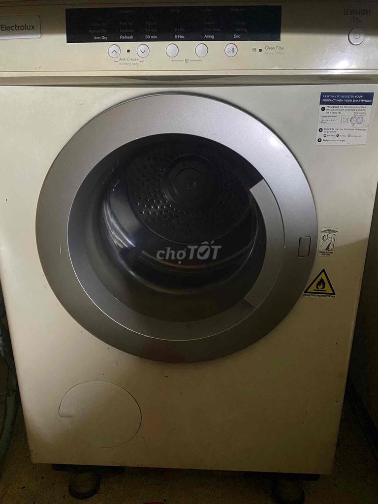 Thanh lý máy sấy Electrolux 7,5kg đã qua sử dụng