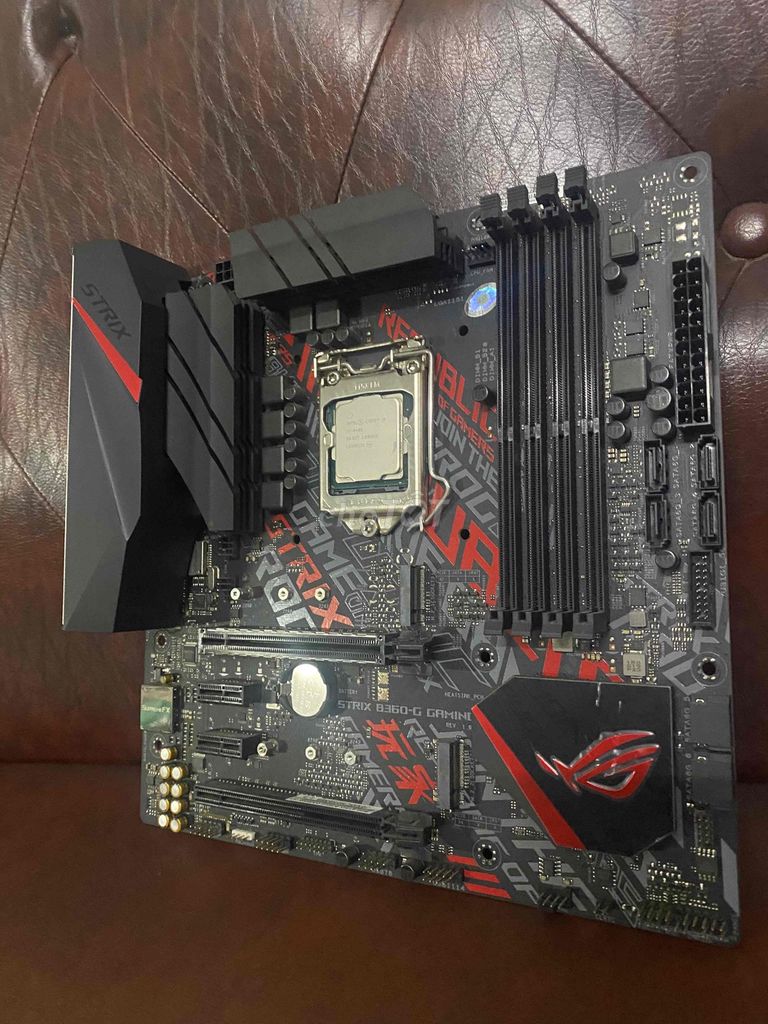 Combo I5 8400 + Main Asus rog strix B360 Gaming - 128372981