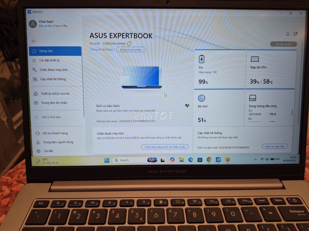 Laptop ASUS ExpertBook P1 P1403CVA-C5H16-63WS. Mua bán Laptop tại Quận Gò Vấp Tp Hồ Chí Minh được đăng bởi Duy hình 1