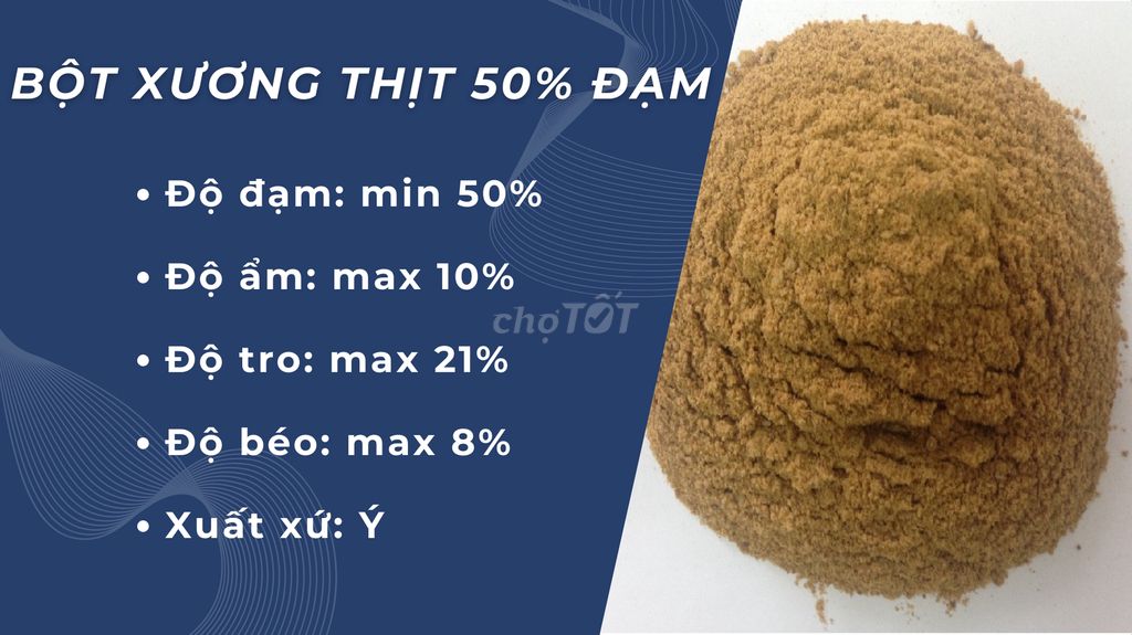 Bột Xương Thịt 50% Đạm bnmv