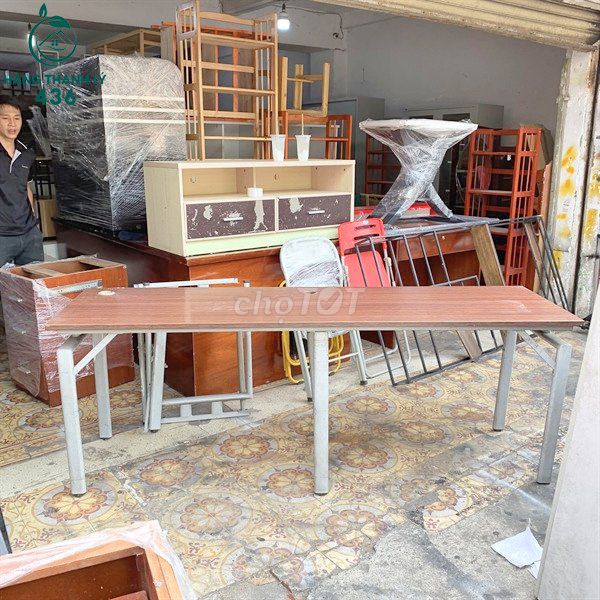 BÀN HỌP GỖ KHUNG SẮT KIỂU DÁNG ĐƠN GIẢN. Mua bán Đồ dùng văn phòng tại Quận 10 Tp Hồ Chí Minh được đăng bởi Thanh Lý Thanh Tuấn hình 4