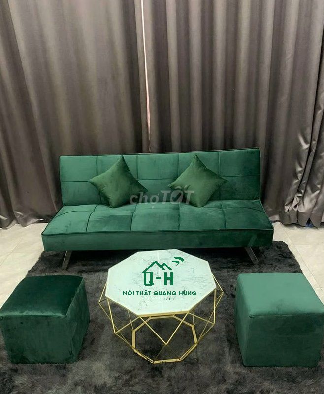 BỘ SOFA BED CHÂN GỖ CAO CẤP GIÁ RẺ