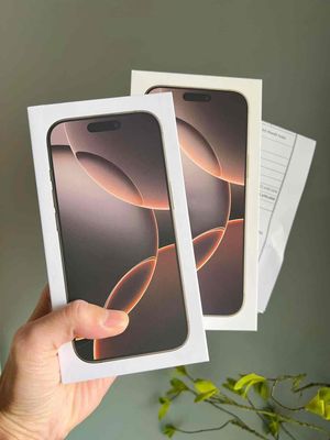 iPhone 16 Pro Max 256G Vàng FULLBOX BH 02/2026