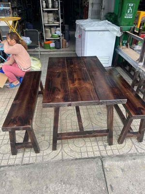 Bàn Ghế Gỗ Cà Phê,Quán Ăn. Mua bán Bàn ghế tại Huyện Hóc Môn Tp Hồ Chí Minh được đăng bởi Phúc Khôi
