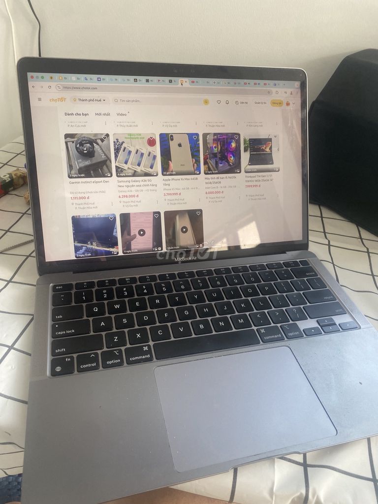 Apple MacBook Air M1 16GB/256GB Xám. Mua bán Laptop tại Quận Cẩm Lệ Đà Nẵng được đăng bởi Hoàng Nhật  hình 1
