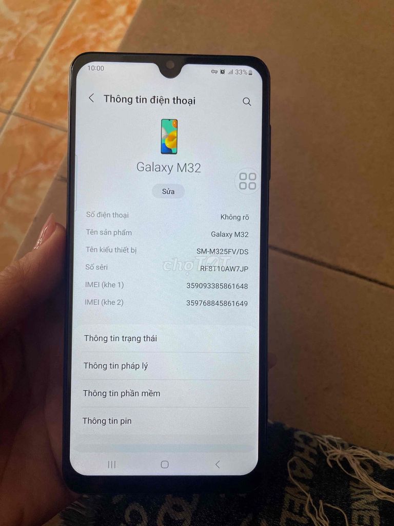 Samsung Galaxy M32 128GB Đen. Mua bán Điện thoại tại Quận 12 Tp Hồ Chí Minh được đăng bởi hong hình 1
