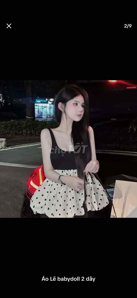 Áo babydoll Nữ chấm bi Mới. Mua bán Quần áo tại Quận Thanh Khê Đà Nẵng được đăng bởi Như Ýy hình 1