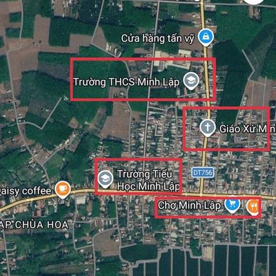 Bán đất thổ cư đường nhựa gần chợ Minh Lập, sổ riêng
