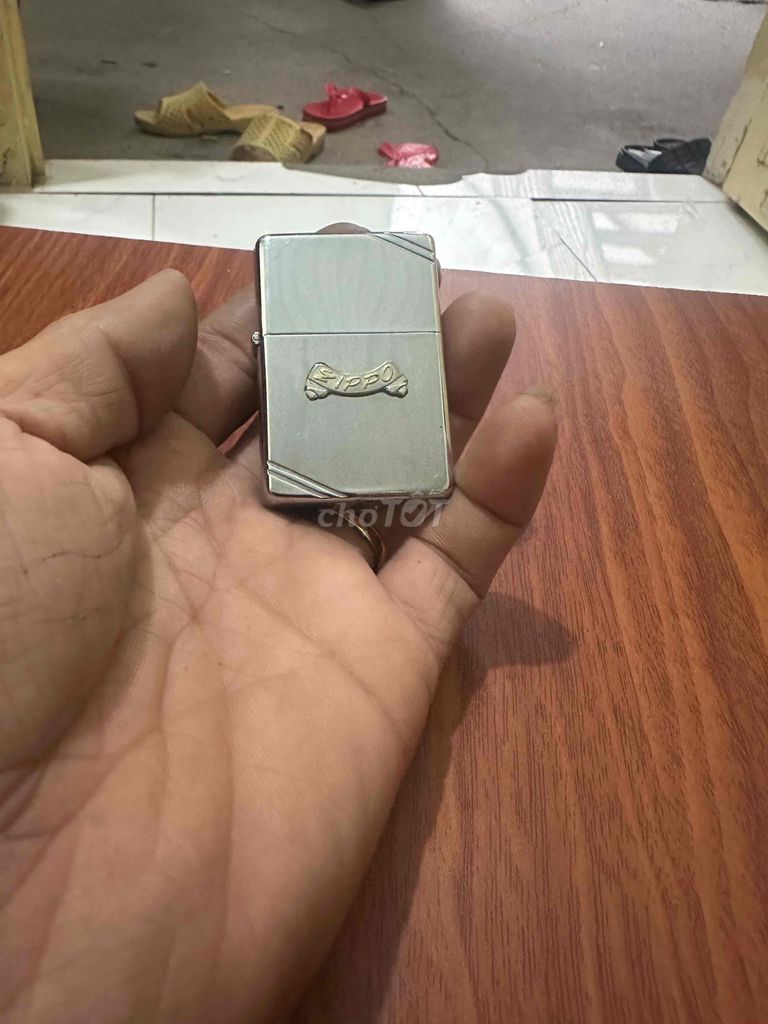 zippo 1989 vin đầu bằng chặt góc