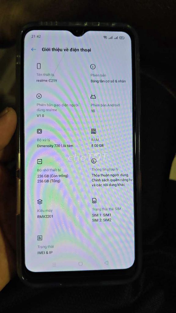 realme C21Y 8GB/256GB Xanh. Mua bán Điện thoại tại Thành phố Buôn Ma Thuột Đắk Lắk được đăng bởi Saleoff hình 1