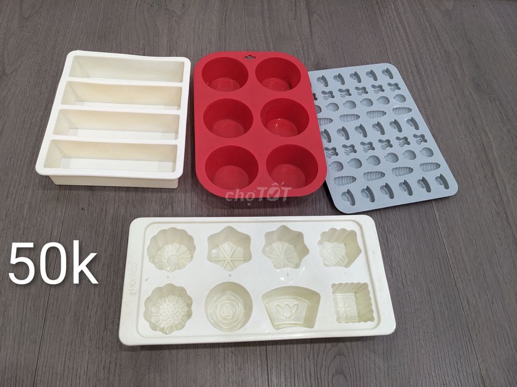 Khuôn làm bánh Silicon, Nhựa. Mua bán Dụng cụ nhà bếp tại Quận Bình Thạnh Tp Hồ Chí Minh được đăng bởi May Cat hình 1