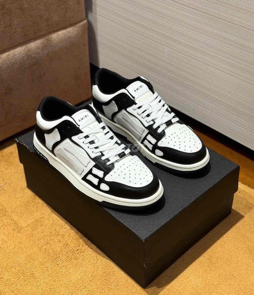 Giày Thể Thao Nam Sneaker Amiri Trắng Đen