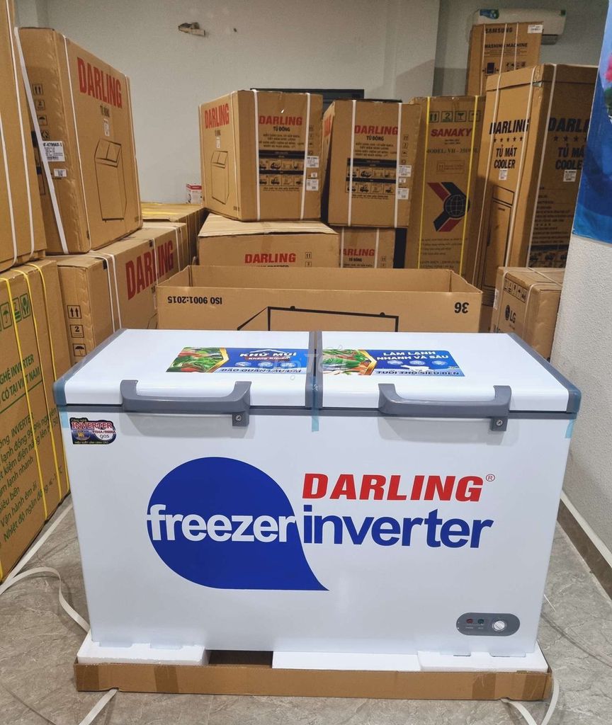 Xả kho tủ đông mát Darling inverter 350L mới 100%. Mua bán Tủ lạnh tại Quận Tân Bình Tp Hồ Chí Minh được đăng bởi Quí Vũ Official hình 1