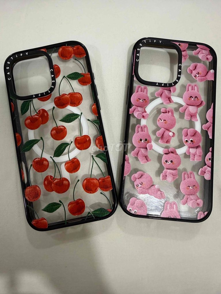 Ốp lưng Casetify Auth Like New Cherry và Thỏ hồng. Mua bán Phụ kiện (Màn hình, Chuột...) tại Quận 3 Tp Hồ Chí Minh được đăng bởi Mỵ Nguyễn hình 1
