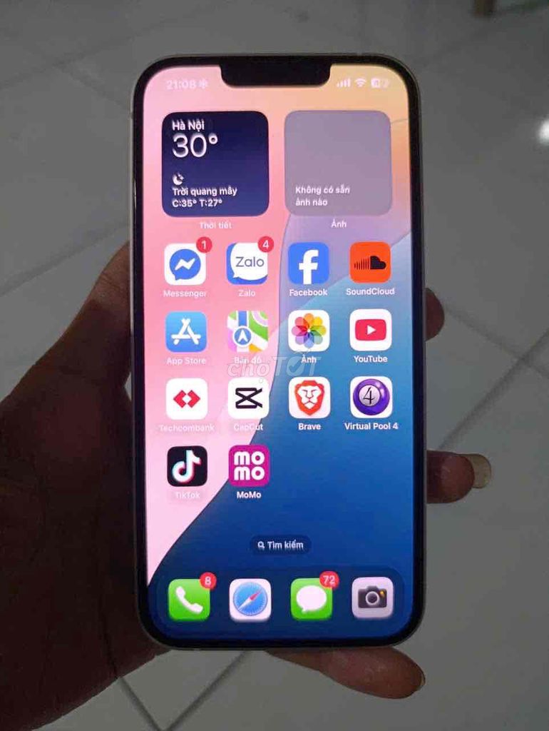 Apple iPhone 13 128GB Trắng Đã dùng. Mua bán Điện thoại tại Huyện Giồng Trôm Bến Tre được đăng bởi Trần Lê Nhựt hình 1
