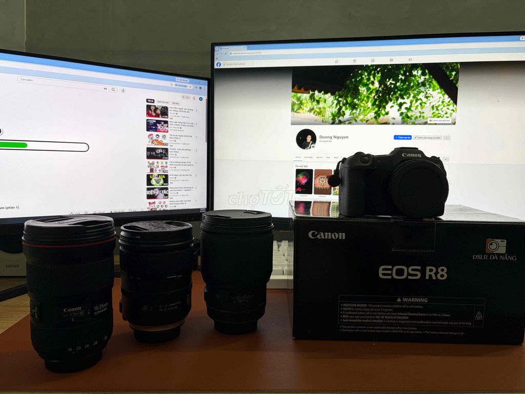 Máy ảnh Canon R8 Đẹp keng. Mua bán Máy ảnh, Máy quay tại Thành phố Phú Quốc Kiên Giang được đăng bởi Trung hình 1