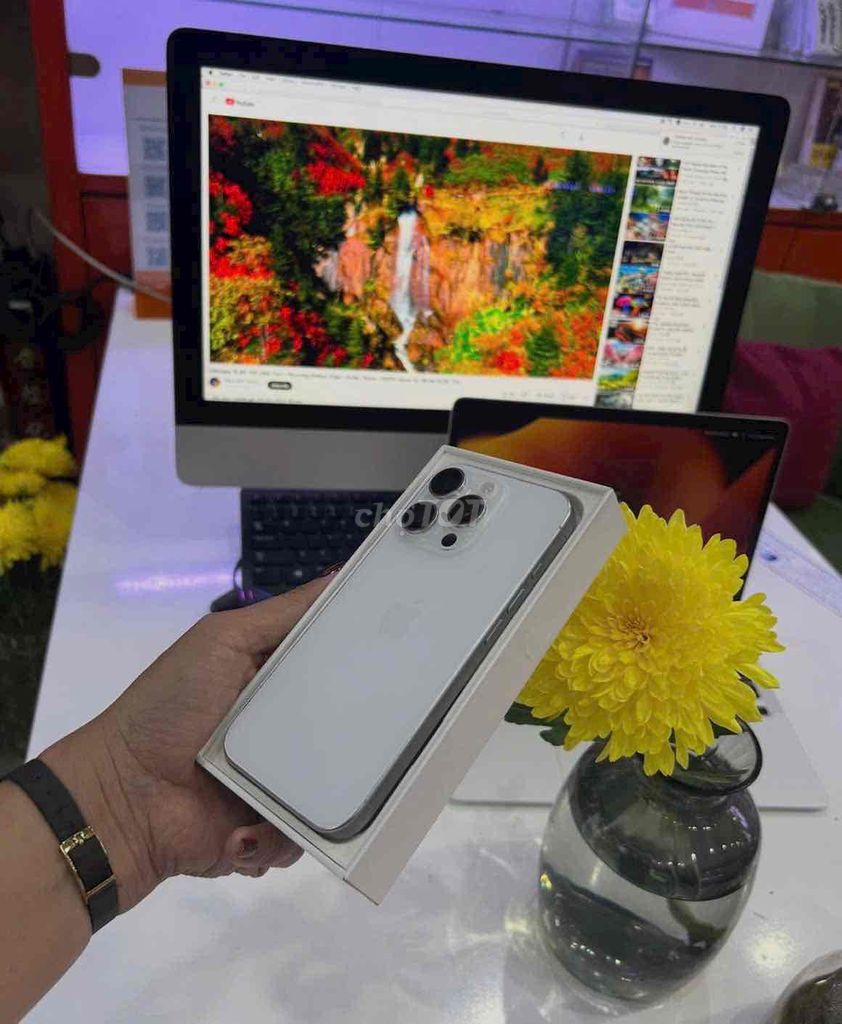 iPhone 15 Pro Max 256GB Mỹ 95%. Mua bán Điện thoại tại Quận 3 Tp Hồ Chí Minh được đăng bởi Nam Á Mobile hình 1