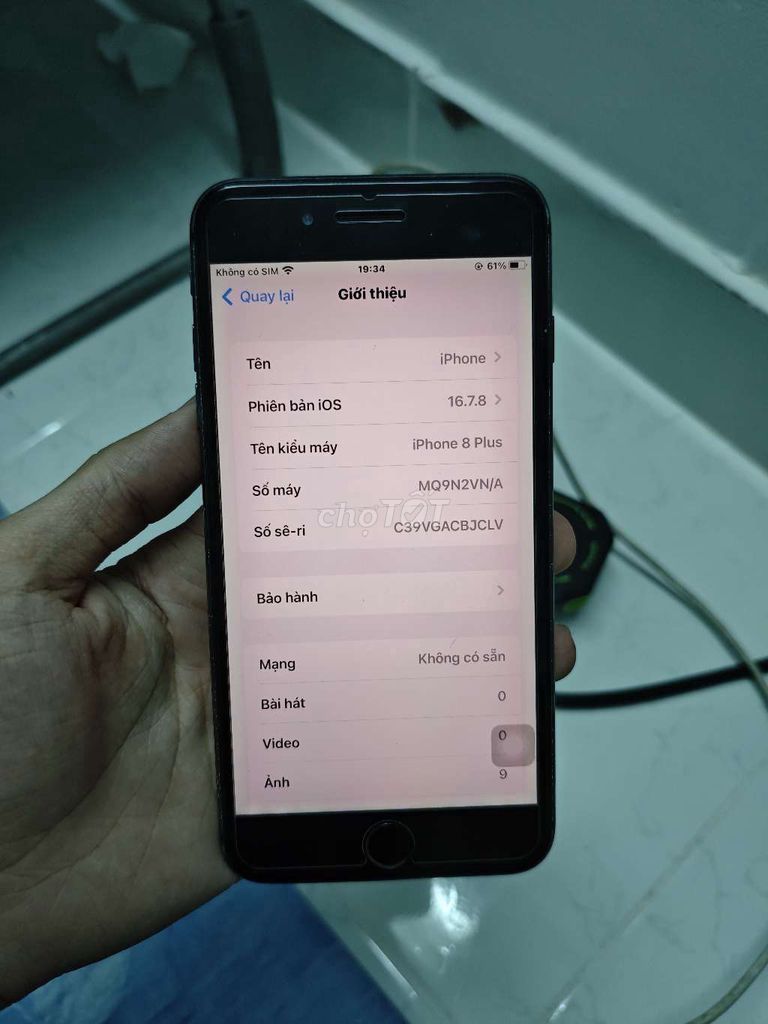 iPhone 8 Plus Đen, Vàng hồng. Mua bán Điện thoại tại Thành phố Thủ Dầu Một Bình Dương được đăng bởi Hoàng Nguyễn hình 1