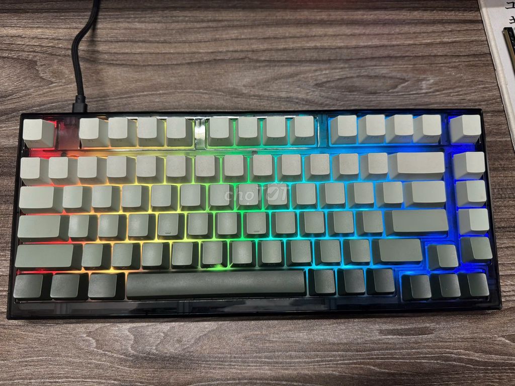 Phím Custom FL-Esports CMMK Q75 Crystal Gray