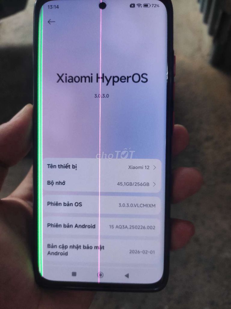 Xiaomi 12 ram8/256. Mua bán Điện thoại tại Huyện Bình Chánh Tp Hồ Chí Minh được đăng bởi phuc hình 1
