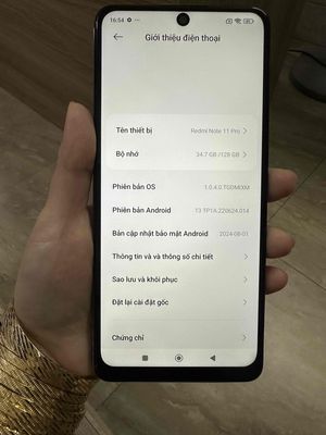 redmi note 11 pro ram 8/128 bh 3 tháng