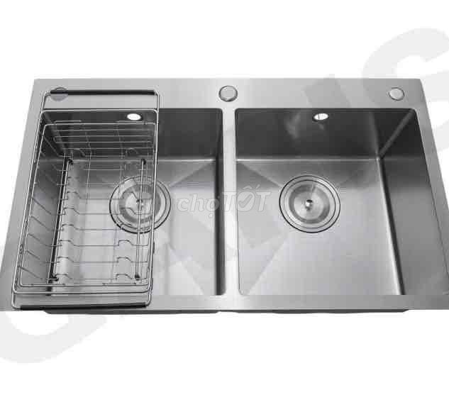 Chậu rửa chén Garis GS23.82 thiết kế 2 hộc. Mua bán Dụng cụ nhà bếp tại Quận Thanh Khê Đà Nẵng được đăng bởi Nội thất bếp trọn gói TST  hình 1