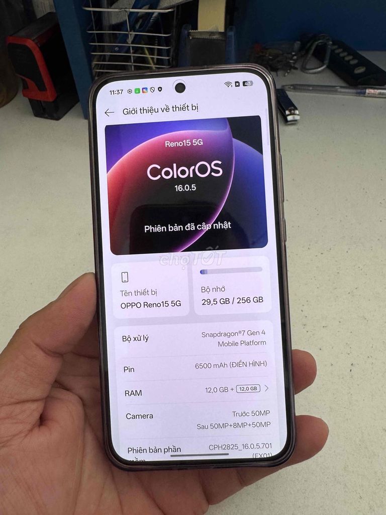 Oppo Reno15 5G 12GB 256BG Còn Bảo Hành 11 Tháng. Mua bán Điện thoại tại Quận Gò Vấp Tp Hồ Chí Minh được đăng bởi Cầm Đồ Cường Phát hình 1