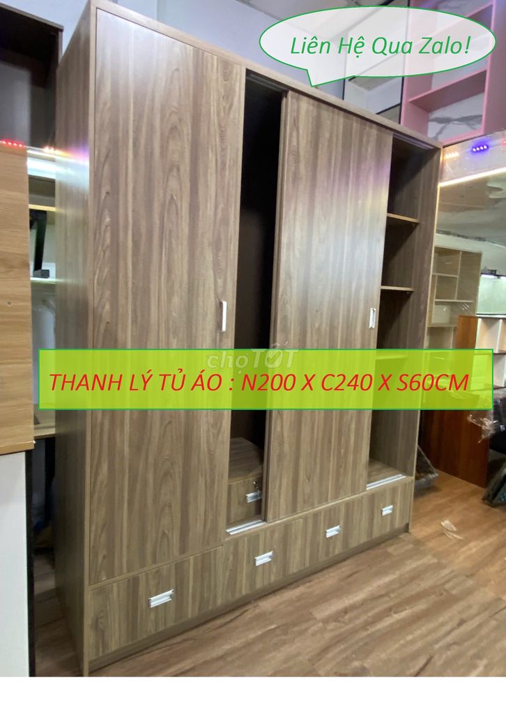 THANH LÝ TỦ TREO QUẦN ÁO CAO 240CM. Mua bán Tủ, kệ gia đình tại Quận Tân Bình Tp Hồ Chí Minh được đăng bởi Nội Thất Bàn Tủ Kệ Cửa Hàng Và Văn Phòng hình 1