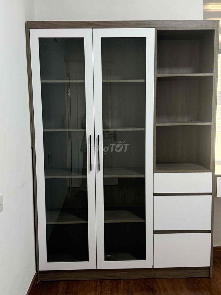 Tủ sách Gỗ công nghiệp Hiện đại Nhiều ngăn. Mua bán Tủ, kệ gia đình tại Huyện Bình Chánh Tp Hồ Chí Minh được đăng bởi Tâm tâm hình 1