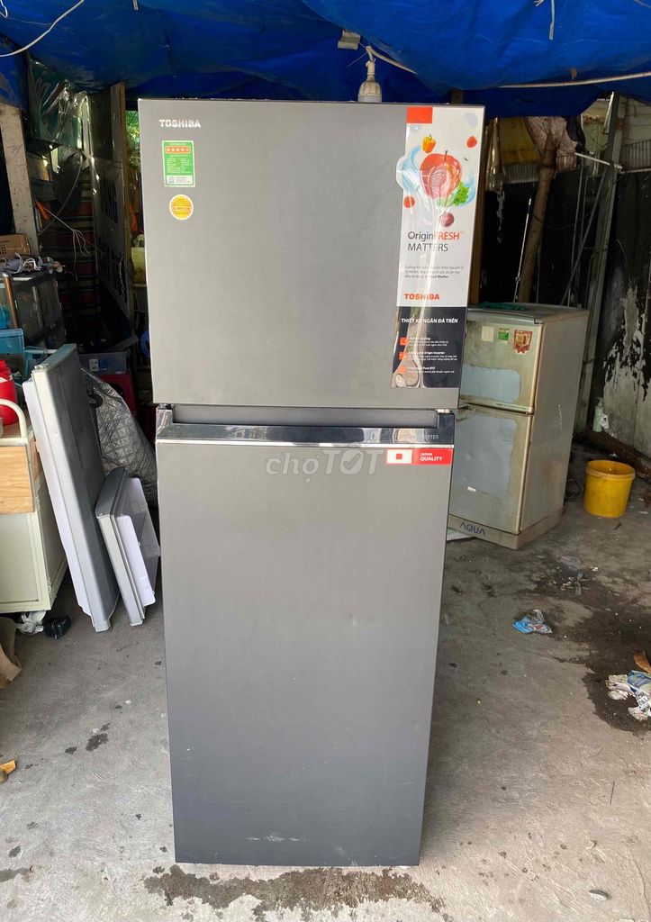 Tủ lạnh Toshiba 338L Inverter Xám cũ. Mua bán Tủ lạnh tại Quận 8 Tp Hồ Chí Minh được đăng bởi MuaBanDienLanh hình 1