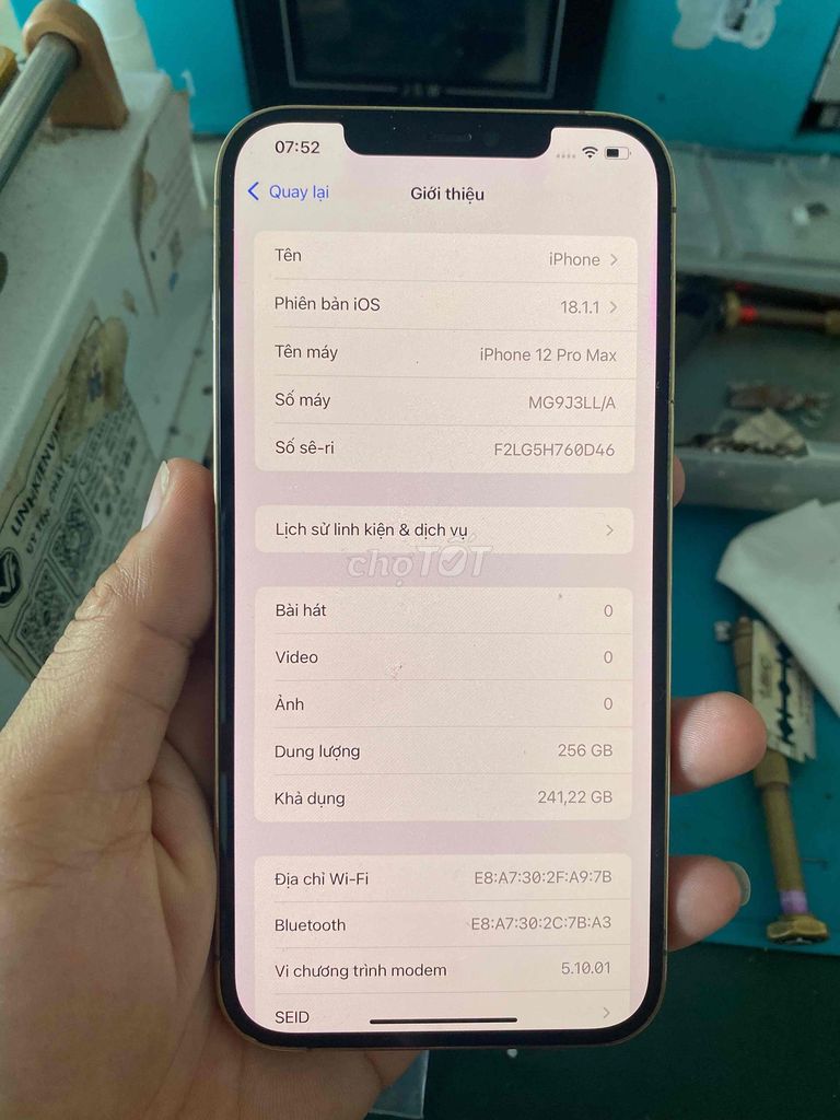 iPhone 12 Pro Max 256GB Vàng. Mua bán Điện thoại tại Quận Bình Thuỷ Cần Thơ được đăng bởi nguyễn hình 1