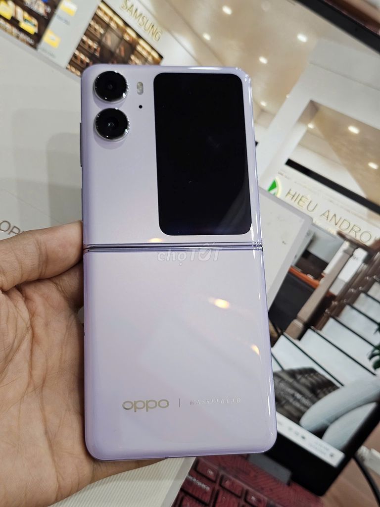 Oppo Find N2 Flip (8-256Gb) Fullbox, đẹp 98%,  Tím