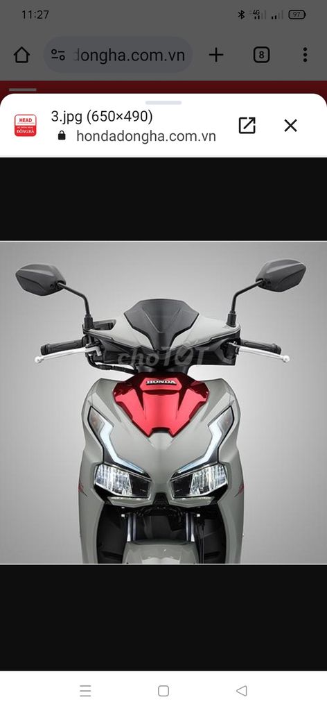 Honda Air Blade 2025 125 Xám đỏ 5300 km. Mua bán Xe máy tại Huyện Bến Lức Long An được đăng bởi Phạm Tuấn  hình 3