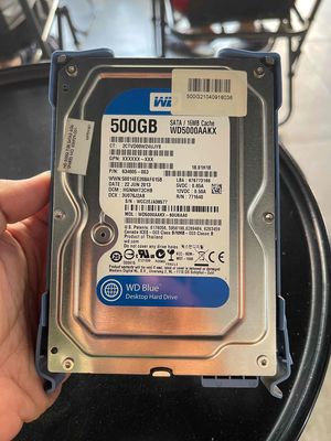 HDD 500GB hiệu WD Blue. Mua bán Linh kiện (RAM, Card...) tại Quận 8 Tp Hồ Chí Minh được đăng bởi VI TÍNH PHÁT KHÁNH