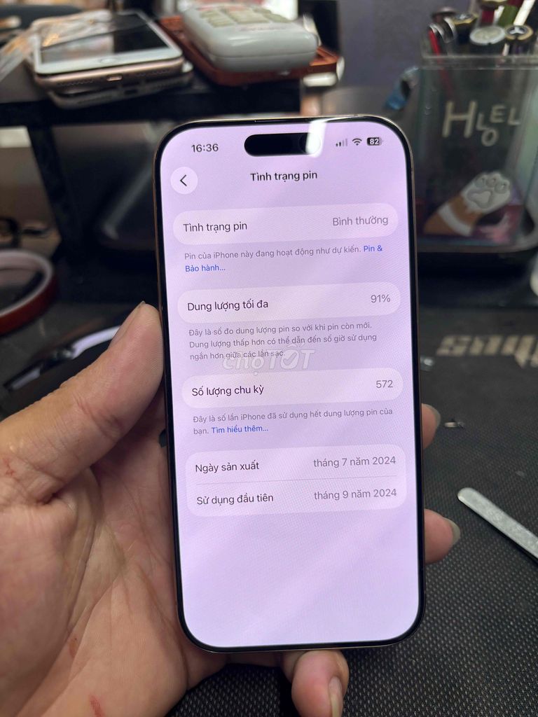 iPhone 16 Pro 256GB Sa mạc KH/A. Mua bán Điện thoại tại Huyện Tiên Du Bắc Ninh được đăng bởi Vàng Văn Giám hình 1