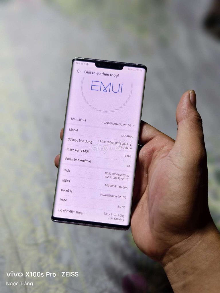 Huawei Mate 30 Pro 5G 256GB Đen. Mua bán Điện thoại tại Quận 10 Tp Hồ Chí Minh được đăng bởi Trắng hình 1
