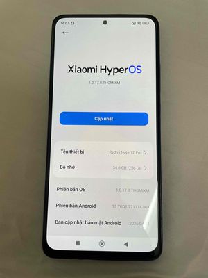 Redmi note 12 Pro. Mua bán Điện thoại tại Quận Tân Phú Tp Hồ Chí Minh được đăng bởi Đoàn quốc cường