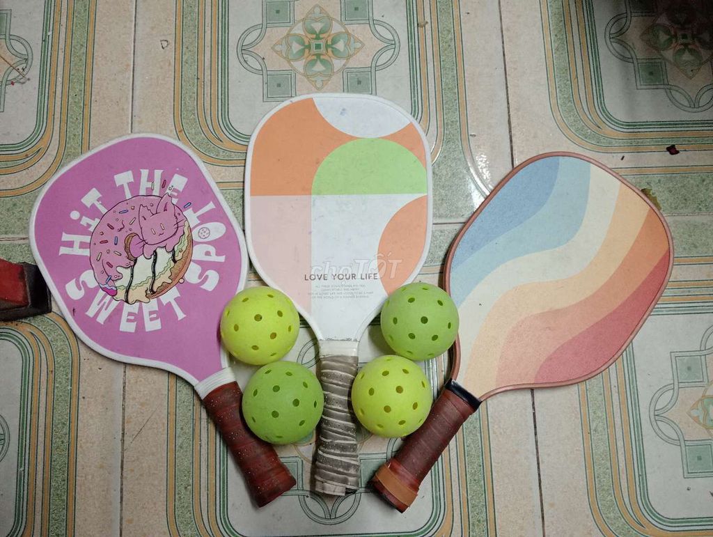 Vợt Pickleball Cán Chắc Chắn Cho Người Mới Chơi