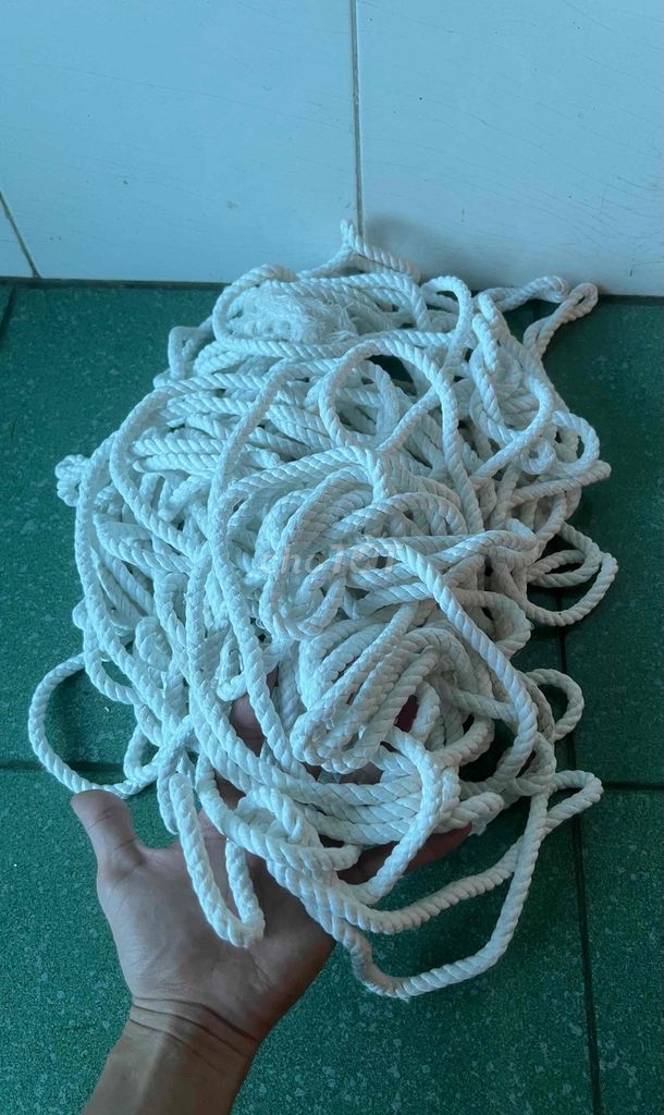 Dây thừng Coton Trắng. Mua bán Nội thất, đồ gia dụng khác tại Thành phố Châu Đốc An Giang được đăng bởi Lê Bình Cầm Đồ 2 hình 1