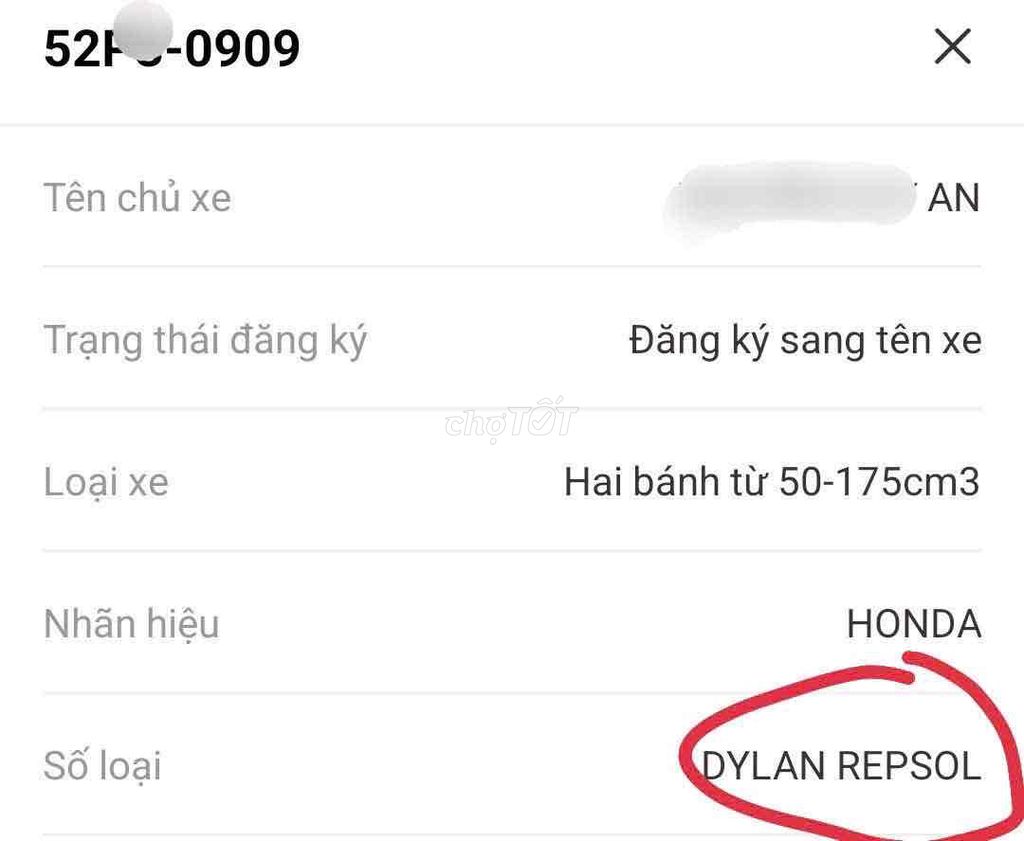 Honda Dylan Repsol BSTP 0909 9 Chủ có góp gl. Mua bán Xe máy tại Quận 7 Tp Hồ Chí Minh được đăng bởi Hoàng Lambada hình 4