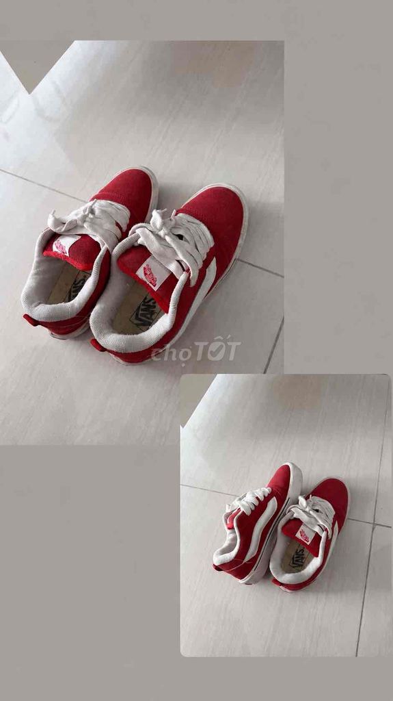 Giày thể thao Vans Đỏ size 38. Mua bán Giày dép tại Quận Phú Nhuận Tp Hồ Chí Minh được đăng bởi Huỳnh xuân thọ hình 1
