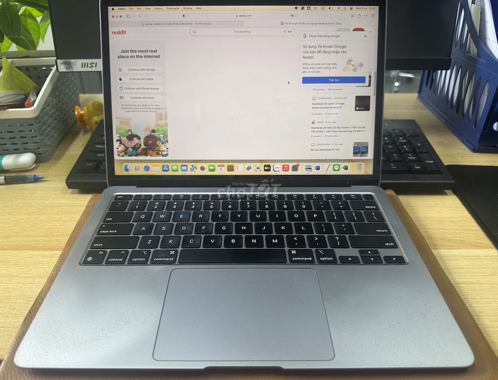 Apple Macbook Air M1 8GB/256GB Xám. Mua bán Laptop tại Thành phố Buôn Ma Thuột Đắk Lắk được đăng bởi nguyen dang vương hình 1