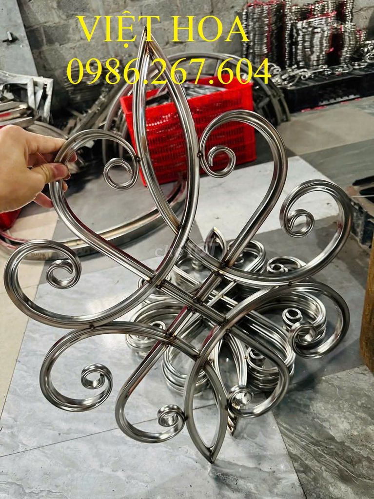 Phụ kiện sắt mỹ thuật Việt Hoa. Mua bán Cây cảnh, đồ trang trí tại Thành phố Nam Định Nam Định được đăng bởi Loan Tran hình 1