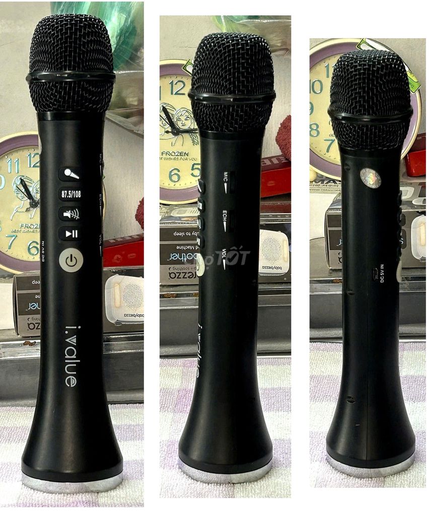 Mic Karaoke Bluetooth i.value MT-M001 Đen. Mua bán Tivi, Âm thanh tại Quận Phú Nhuận Tp Hồ Chí Minh được đăng bởi hoale 6 hình 1