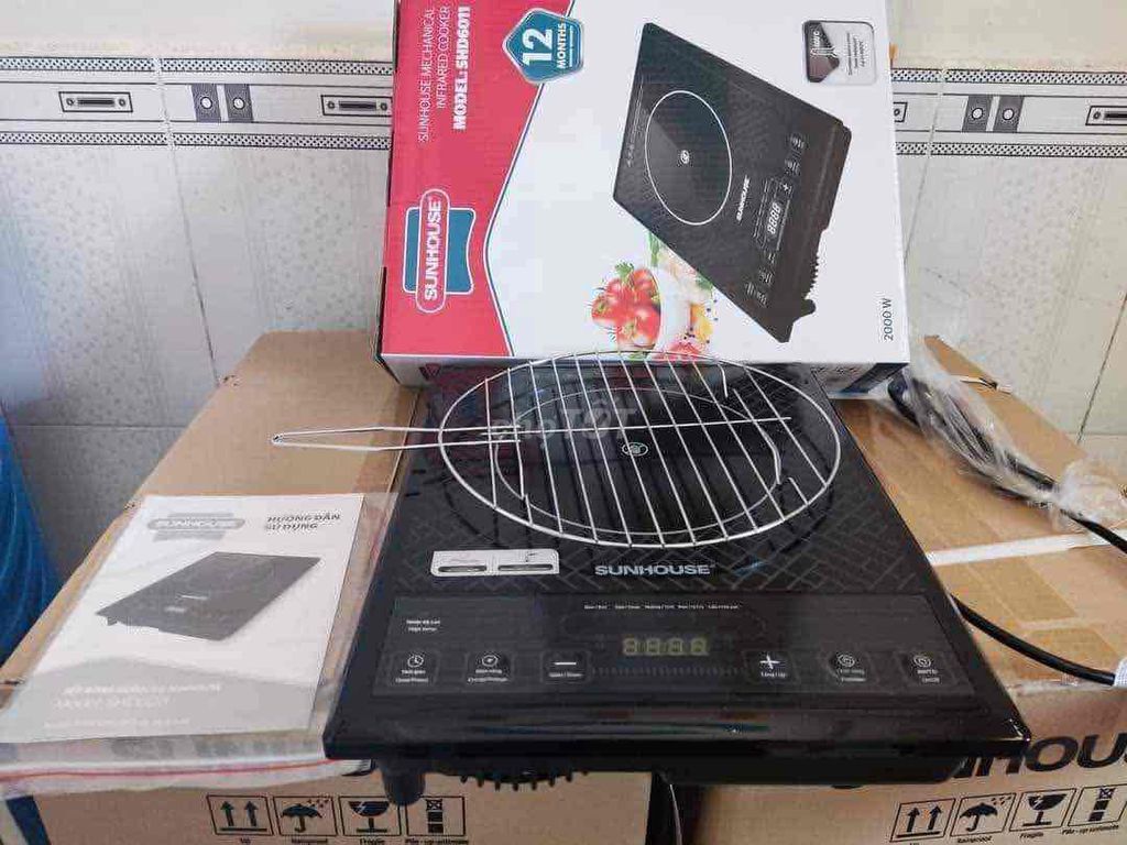 Bếp điện SUNHOUSE SHD6011 Đen. Mua bán Bếp, lò, đồ điện nhà bếp tại Quận Cẩm Lệ Đà Nẵng được đăng bởi Trà My hình 1