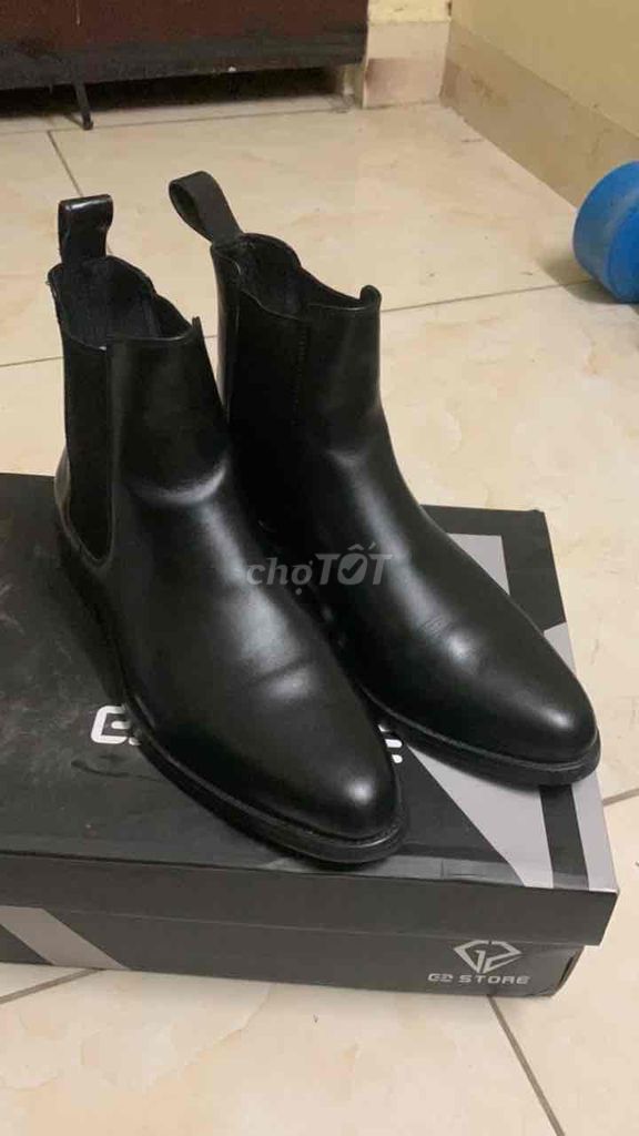 Giày Chelsea Boot G2 Store Nam Da bò Đen 39. Mua bán Giày dép tại Quận Đống Đa Hà Nội được đăng bởi Nam Duong hình 1