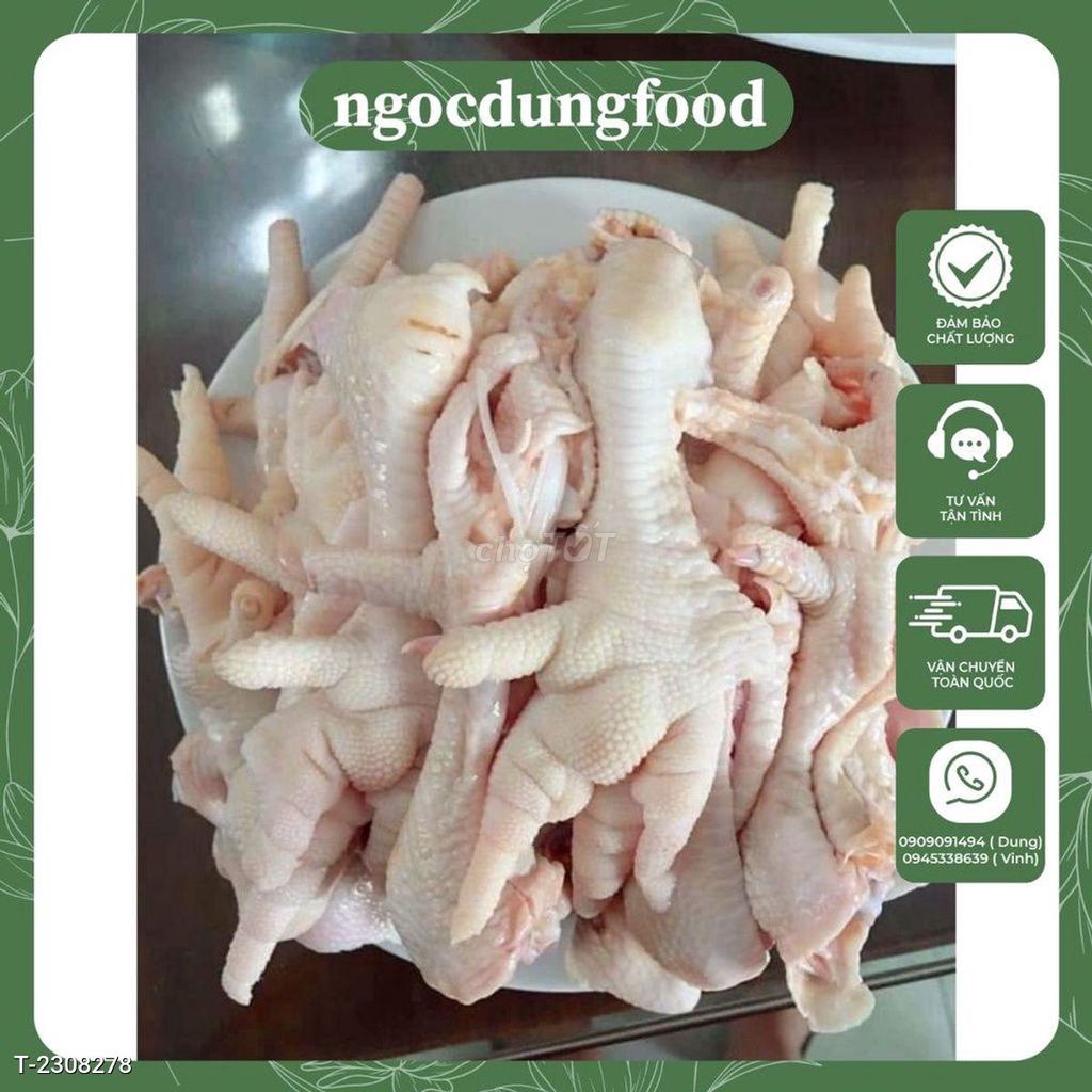 Chân gà rút xương khay 1kg net 5 (giao TPHCM). Mua bán Đồ ăn, thực phẩm và các loại khác tại Quận 8 Tp Hồ Chí Minh được đăng bởi Siêu thị Anh Tú 88 hình 1